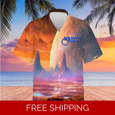 Hawaiian Shirt Unisex Le Studio Space 2